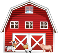a red barn